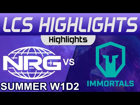NRG vs IMT Highlights LCS Summer Season 2023 W1D2 NRG vs Immortals by Onivia