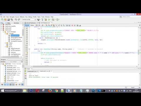 Create Database For Chat Application In Java