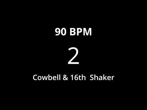 90 BPM METRONOME - COWBELL & SHAKER