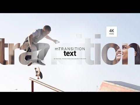 mTransition Text FCPX Plugin - Textual Transitions Exclusively For Final Cut Pro X - MotionVFX