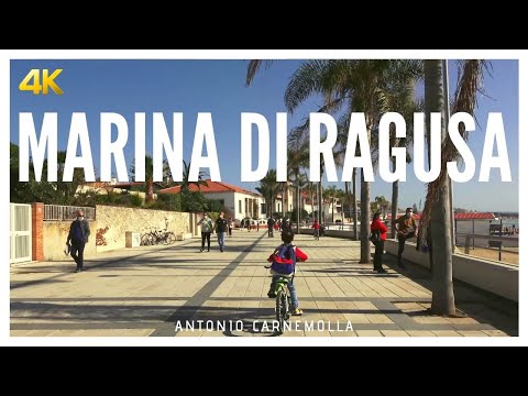 MARINA DI RAGUSA [4K] WALKING TOUR