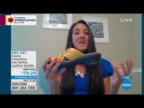 Clarks Collection Lexi Selina Leather Sandal