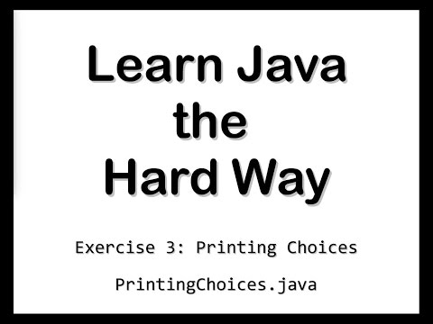 03 Printing Choices (Print vs Println) - Learn Java the Hard Way