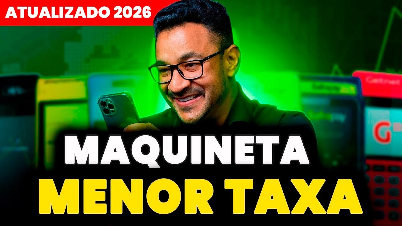 Qual a MELHOR MAQUININHA de cartão com MENOR TAXA atualmente? TOP 01