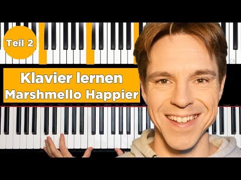 Marshmello ft. Bastille - Happier (Piano Tutorial) Teil 2