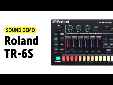 Roland TR-6S Demo (no talking) – quick walkthrough, variations edit & all presets