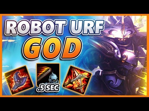 *LEGENDARY SKIN* THE BEST URF CHAMPION IN LEAGUE OF LEGENDS (ROBOT GOD JAX) - BunnyfuFuu