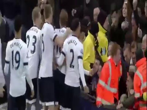 Goal Manchester City VS tottenham 0-1 14/02/2016