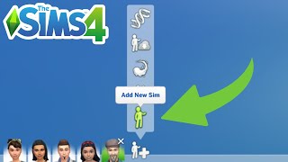 How To Create A New Sim To An Existing Household/Family - The Sims 4