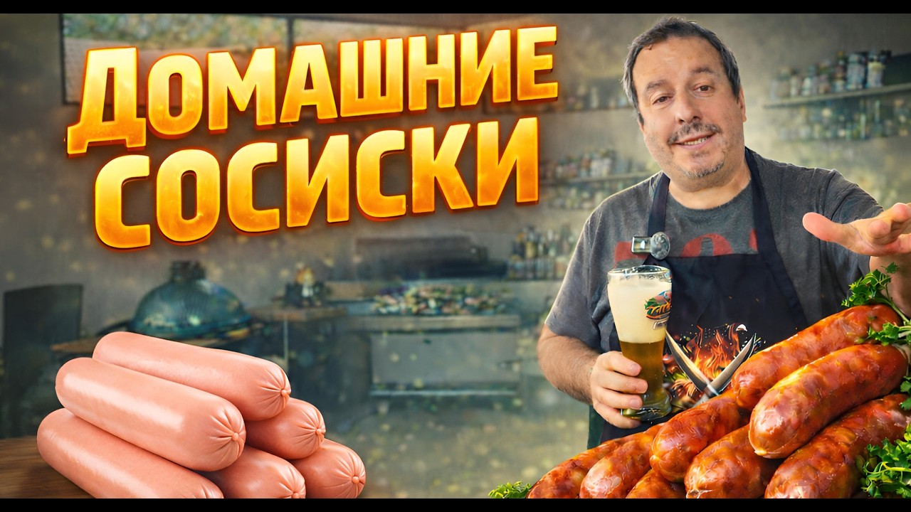Домашние сосиски — от магазина до дегустации. Готовим и сравниваем с покупн?