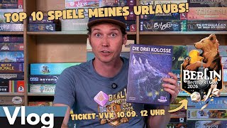 Endlich wieder da! - Top 10 Brettspiele aus dem Urlaub – Hunters Vlog