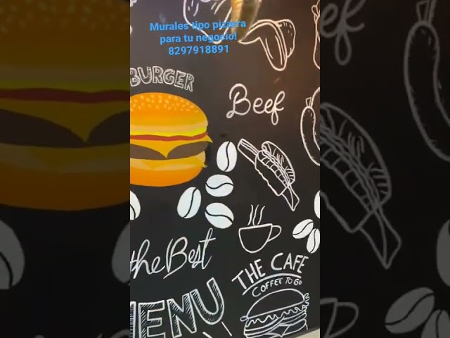 Vídeo relacionado con Srvnpioy Paquete de 2 Pizarra de tiza colgante A3, para cafetería, restaurante, decoración de puertas de pared