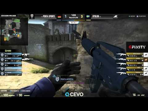 Epsilon vs PENTA Sports Game 2 (CEVO-P CS:GO Season 9) - Helium & Launders