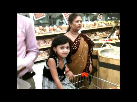 Yashasri Eating Rice without Cooking at Super Market