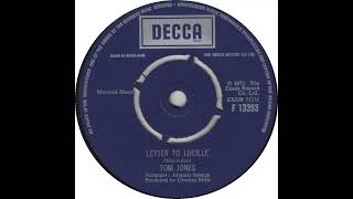 UK New Entry 1973 (78) Tom Jones - Letter To Lucille