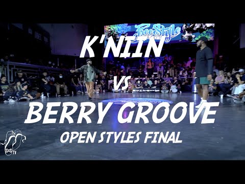 K'NIIN vs BERRY GROOVE | Open Styles Final | Freestyle Session 24 | #SXSTV