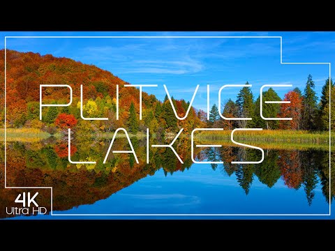 Plitvice Lakes National Park in Croatia | 4K ambient nature video