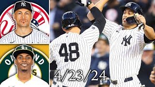 New York Yankees vs Oakland A's | Game Highlights | 4/23/24