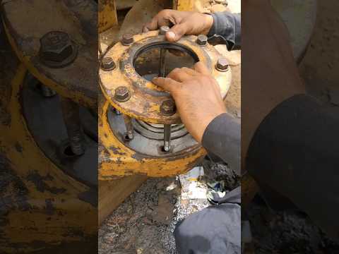 caterpillar loader sintar bearing joint fitting #stickwelding