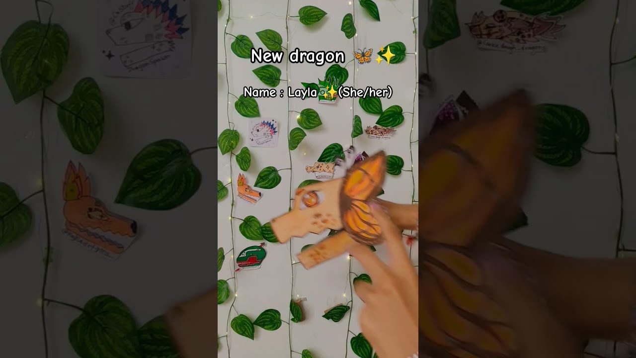 New dragon puppet🦋✨ #dragonpuppets #dragons #shorts #viral #trend #subscribe #fyp #paperdragons #art