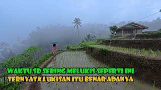 Download lagu Heavy Rain in the Mountains. A Child Walks as if on Clouds. mp3