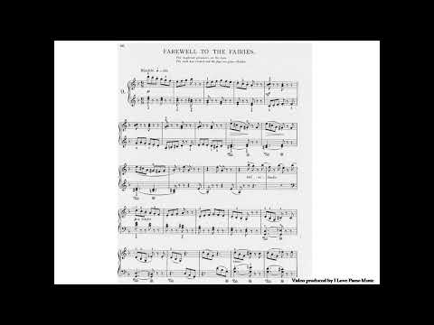 Farewell to the Fairies Sheet Music from Forest Fantasies, Walter Carroll / Intermediate Piano music