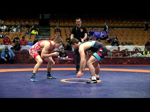 BRONZE FS - 79 kg: U. YELISEYEU (BLR) v. T. GAPHRINDASHV (GEO)