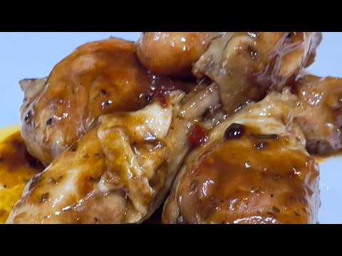 Pollo in padella semplice alla birra e BBQ #chefziopietro  #polloensalsa