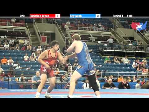 Fargo 2012 220 RR1: Christian Jenco (New Jersey) vs. Roy Nash (Utah)