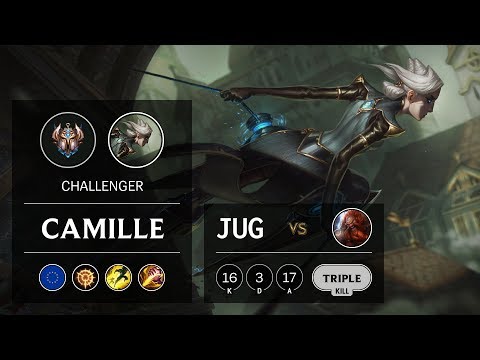 Camille Jungle vs Gragas - EUW Challenger Patch 9.18