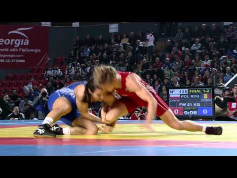 51Kg Final 3-5 match 01 - Female Wrestling -  European Championships 2013