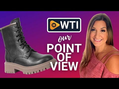 Zelaprox Women's Lug Sole Combat Ankle Boots Black Lace Up Mid Calf Booties with Side Zipper Platform Low Chunky Heel Winter Booties 9 Black - WTI product video review