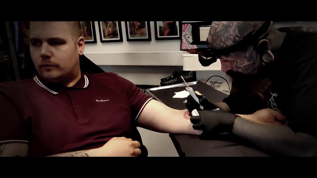 Hand poked tattoo by Joni