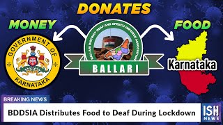BDDSIA Distributes Food to Deaf During Lockdown