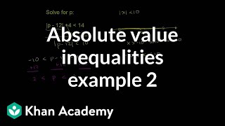 Absolute Value Inequalities Example 2