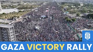 Massive Rally in Yemen CELEBRATES Gaza Ceasefire – “We’ll Keep Watching”
