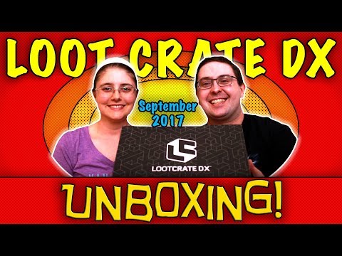 UNBOXING! Loot Crate DX September 2017 - Robotic -  #Aliens #PowerRangers