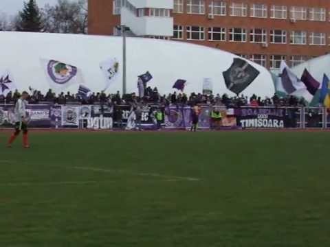 ASU Politehnica - Leucuşeşti 7-0. Cântec al Peluzei Sud Timişoara