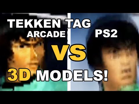 Tekken TAG Arcade vs PS2 Difference | Character Models