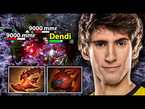 Dendi Pudge is Here! Destroy High Rank 9K MMR No Mercy!