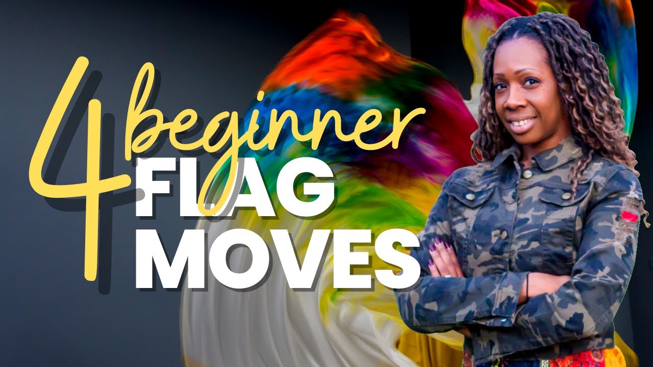 4 Beginner Level Flag Movements | Praise & Worship Flag Choreography