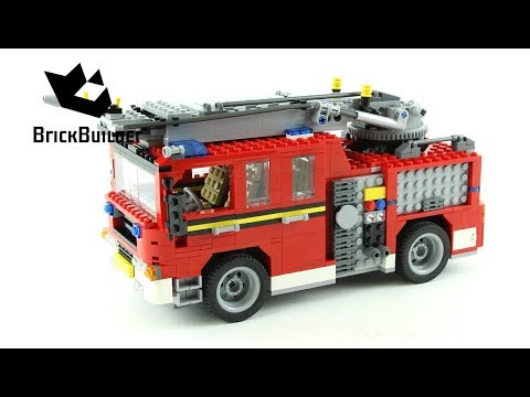 Vidéo LEGO Creator 6752 : Le camion des pompiers