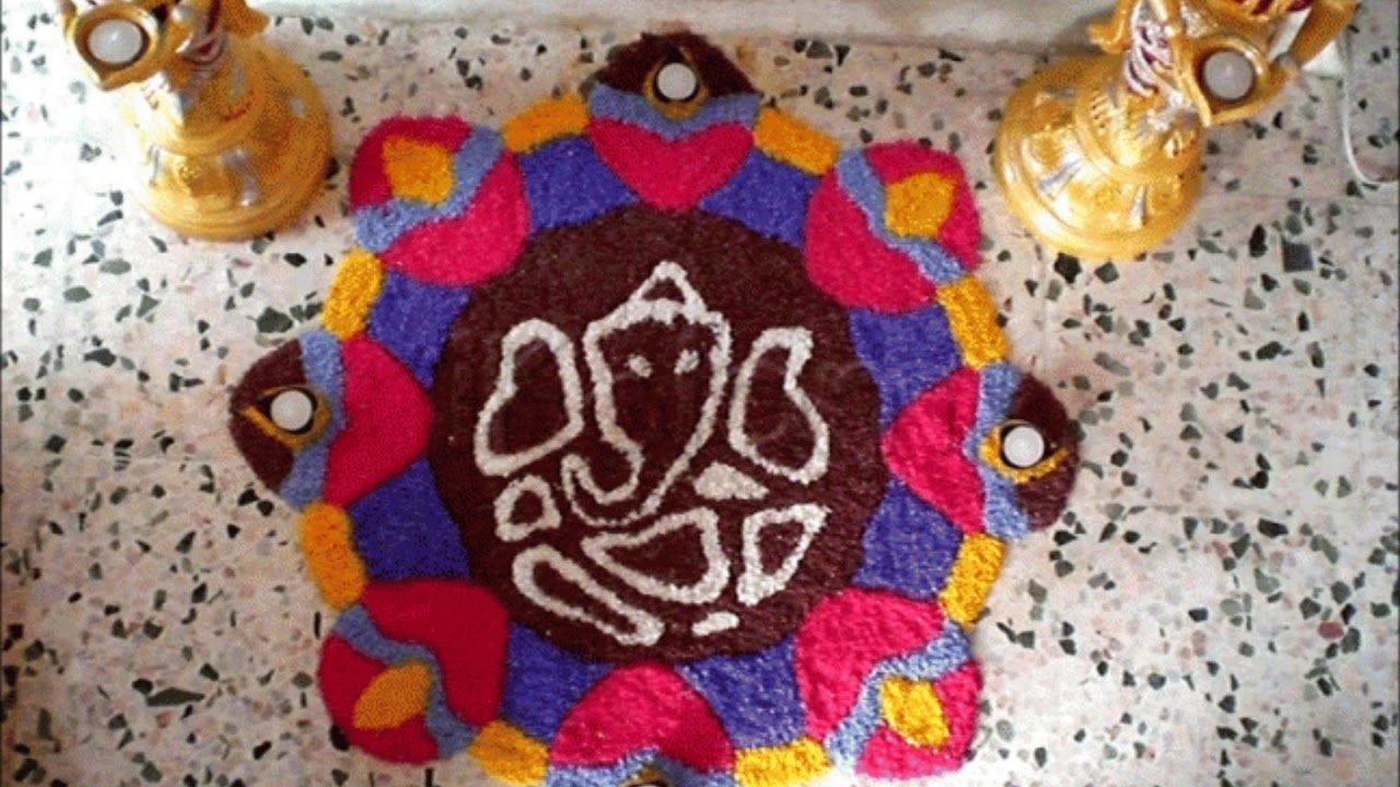 Ganesh rangolis - iKolam