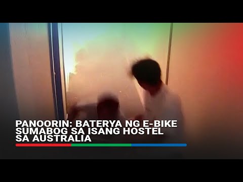 PANOORIN: Baterya ng e-bike sumabog sa isang hostel sa Australia