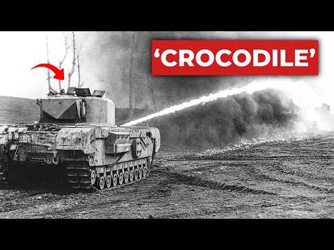 Germans Captured British Churchill Crocodile — Then Learned Why Flame Reached 120 Yards