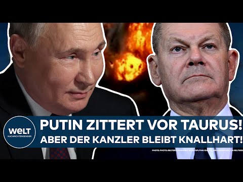 UKRAINE-KRIEG: Wladimir Putin zittert vor Taurus! Aber Kanzler Olaf Scholz bleibt knallhart