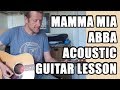 Mamma Mia ABBA Guitar Lesson Acoustic Mamma Mia ABBA Guitar Lesson Acoustic