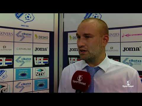 Coach Jan Vogels na 3 1 winst Nederlandse Beker zaalvoetbal met FC Eindhoven