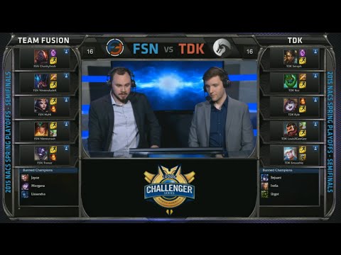 NA CS TDK vs FSN Game 2 (NA CS Spring Playoffs Semifinals 2015)