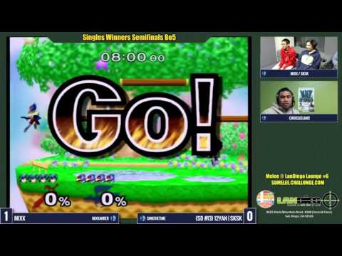 Melee @ LD Lounge #6 Singles LQF: Mixx vs. 12YAN | SkSk - SSBM